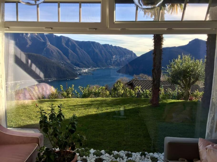 Single Family House With View In Carona * Lugano